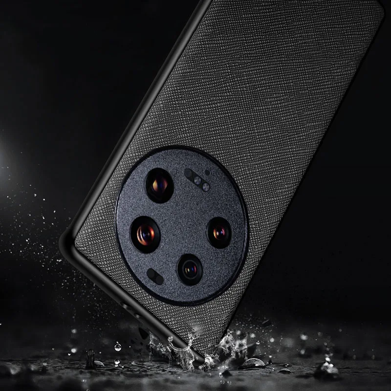 Funda de cuero cruzado - detalle