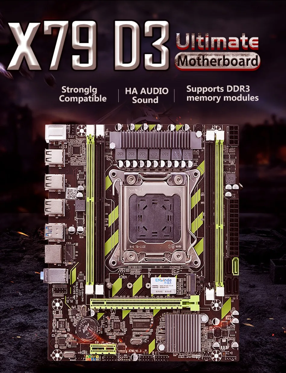 Detalle de las ranuras de memoria y PCI-E