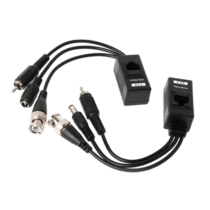 Balun pasivo BNC RJ45 instalado