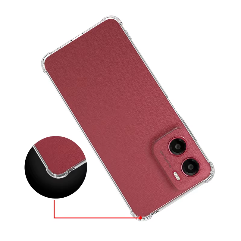 Motorola Moto G05/E15 – Funda Transparente con Protección de Cámara - imagen 4