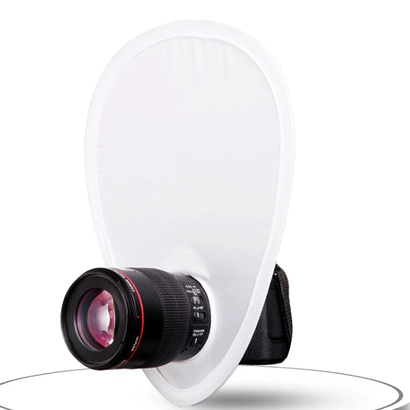 Reflector difusor blanco extendido en uso