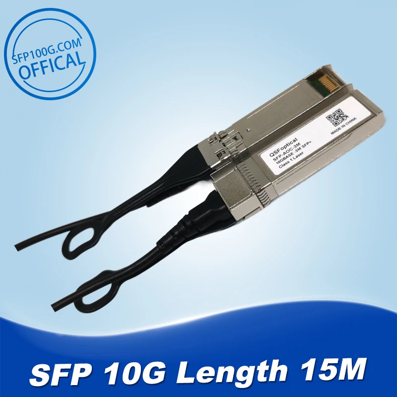 Cable AOC 10G SFP+ Activo 3-100 m para Cisco y Dell - Conmutadores - imagen 2