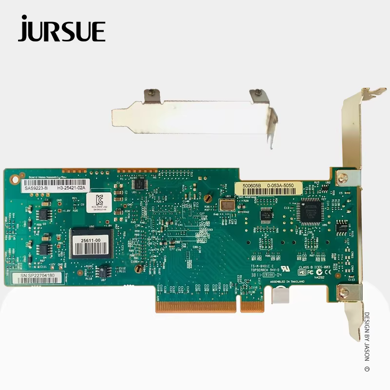 Detalle de conectores mini-SAS SFF8087