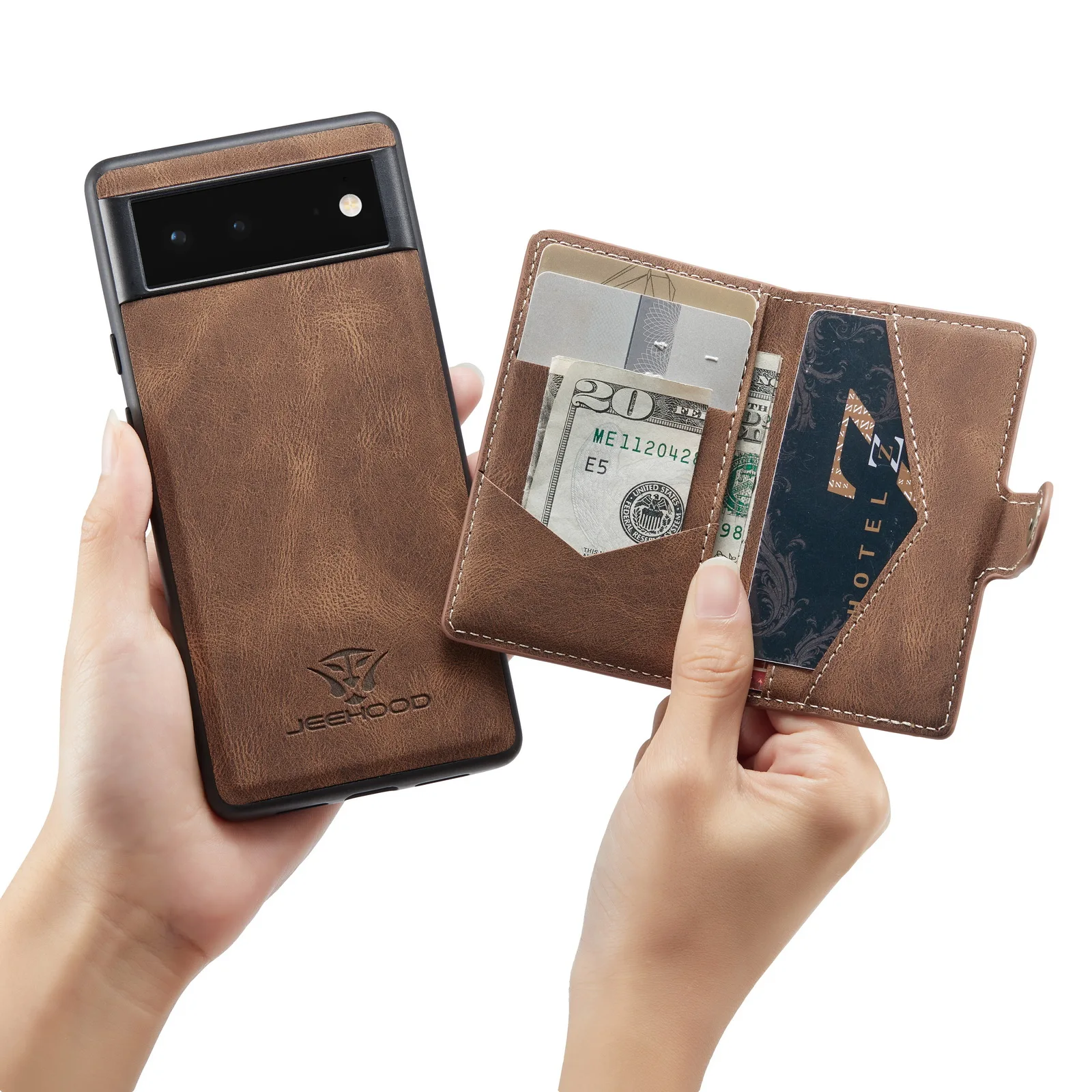 Funda Cartera Magnética Google Pixel 8 / 7 Pro – Cuero 2 en 1 - imagen 5