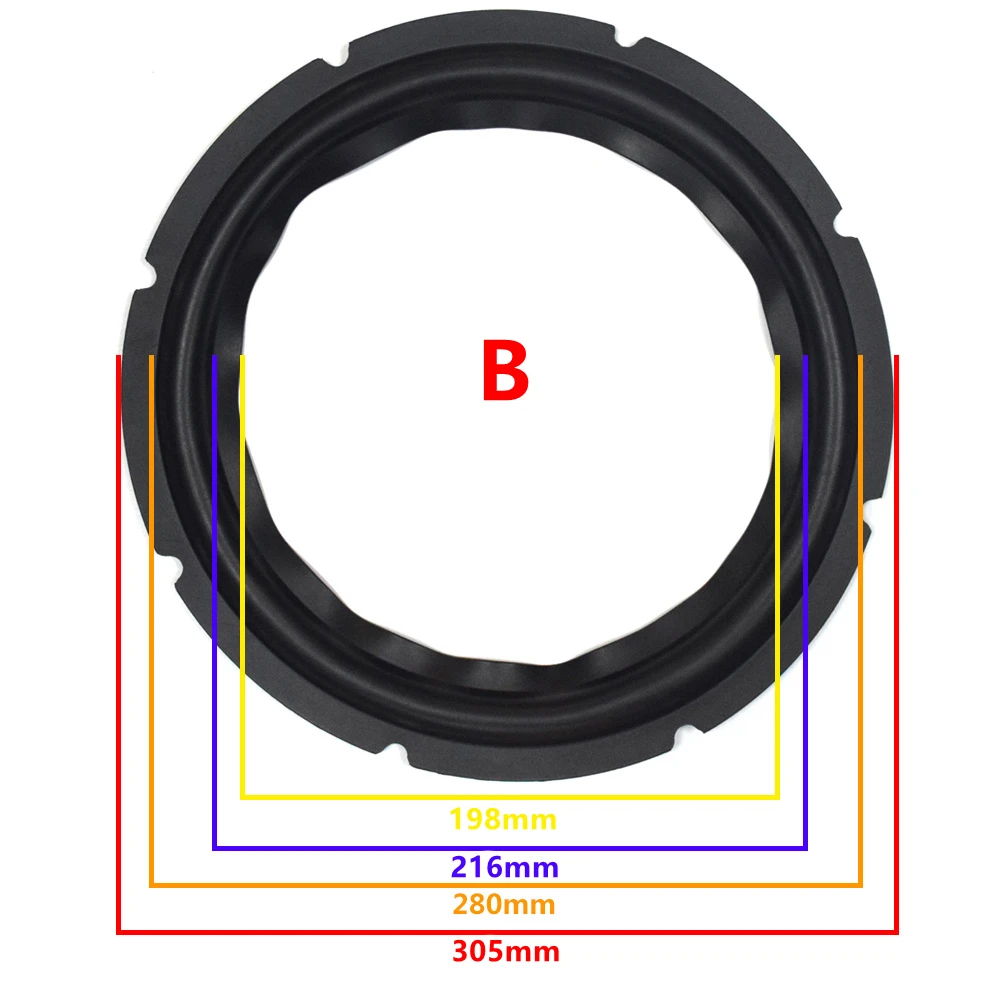 Kit Reparación Woofer – Borde de Goma Plegable para Bricolaje - imagen 2