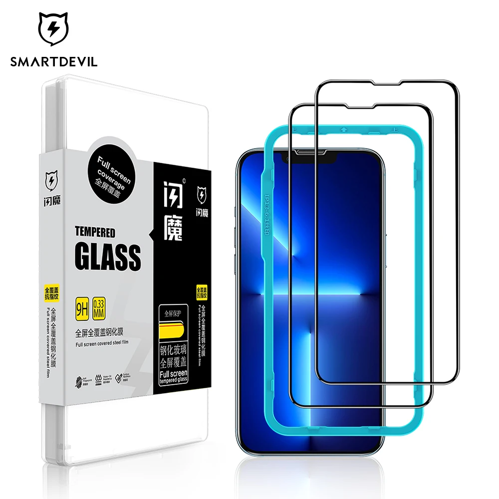 Protector Pantalla Vidrio Templado 9H iPhone 11 13 Pro Max - imagen 2