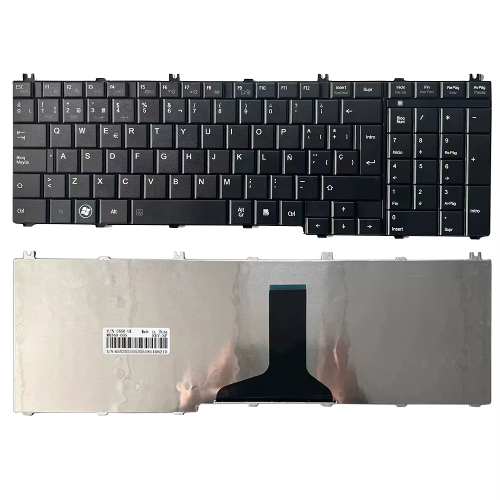 Teclado negro para Toshiba Satellite serie L700