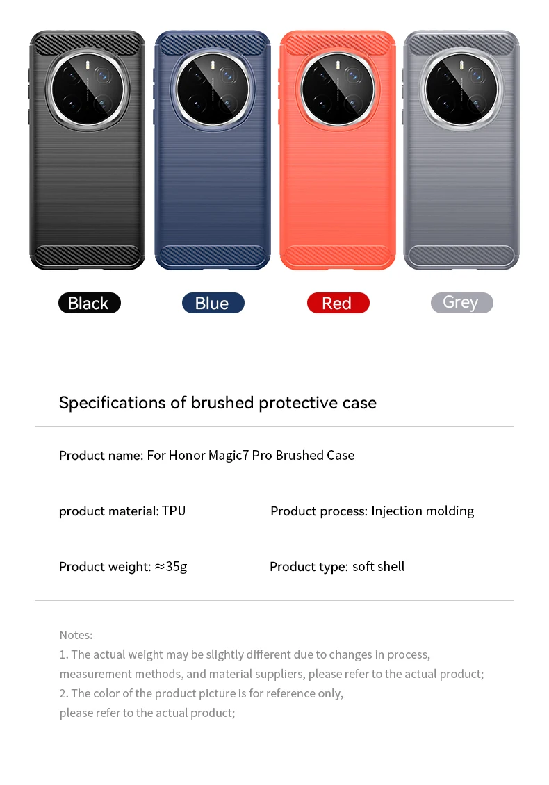 Colores disponibles de la funda