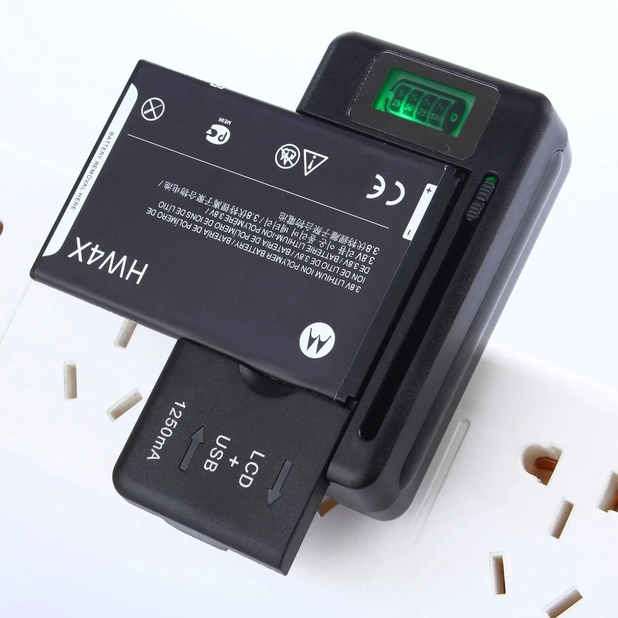 Cargador móvil multiconector USB con pantalla LCD red universal - imagen 5