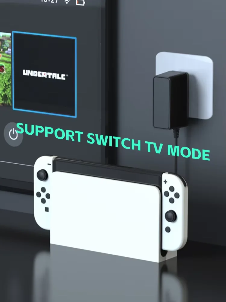Cargador Data Frog Nintendo Switch OLED – Adaptador CA Rápido - imagen 4