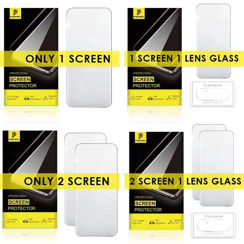 Protector de pantalla de vidrio templado PHENVEL para Pixel