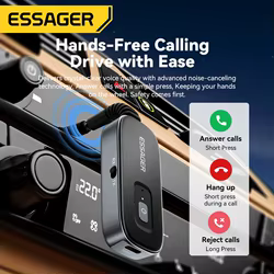 Essager Adaptador Bluetooth 5.1 Receptor Transmisor 3.5mm 2 en 1