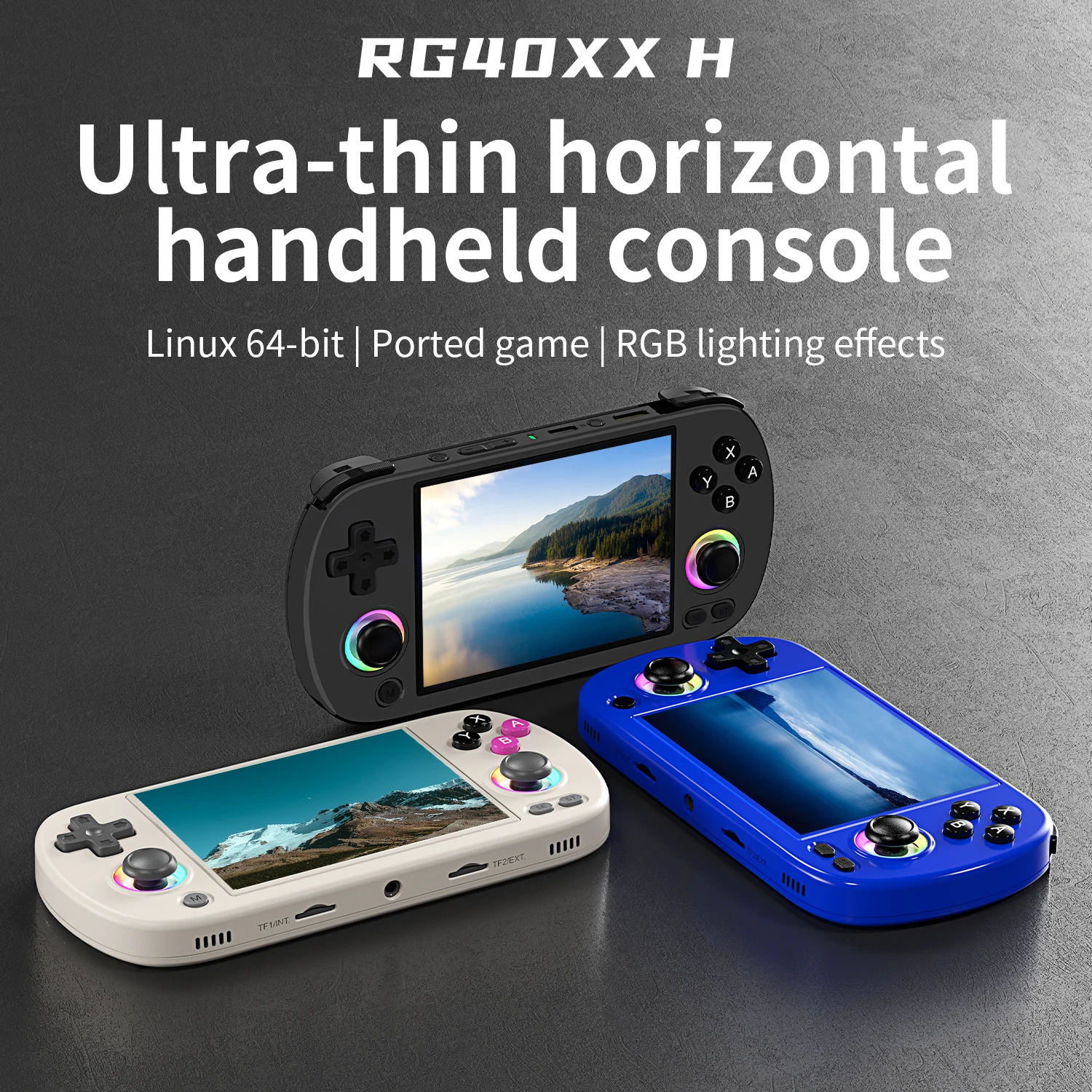 Joysticks RGB de la consola Anbernic RG40XX H