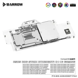 Bloque de Agua Barrow GPU Compatible ASUS ROG STRIX RTX 2080 - ARGB