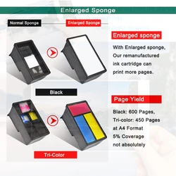 Einkshop Cartucho de Tinta HP 60XL para DeskJet