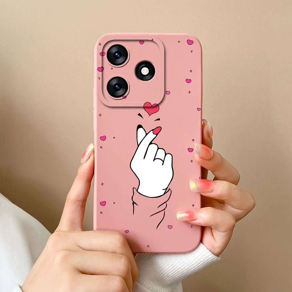 Funda Silicona Tecno Spark 10 Pro con Corazón – Protección Cámara - imagen 5