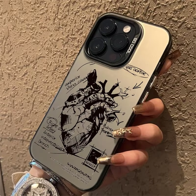 Funda chapada Wolkerfly con motivo de corazón