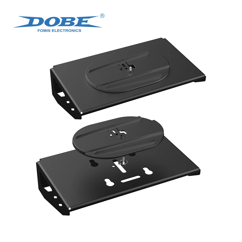 Soporte Pared PS5 Slim y Digital – DOBE Acero con Gancho Auriculares y Mando - imagen 5