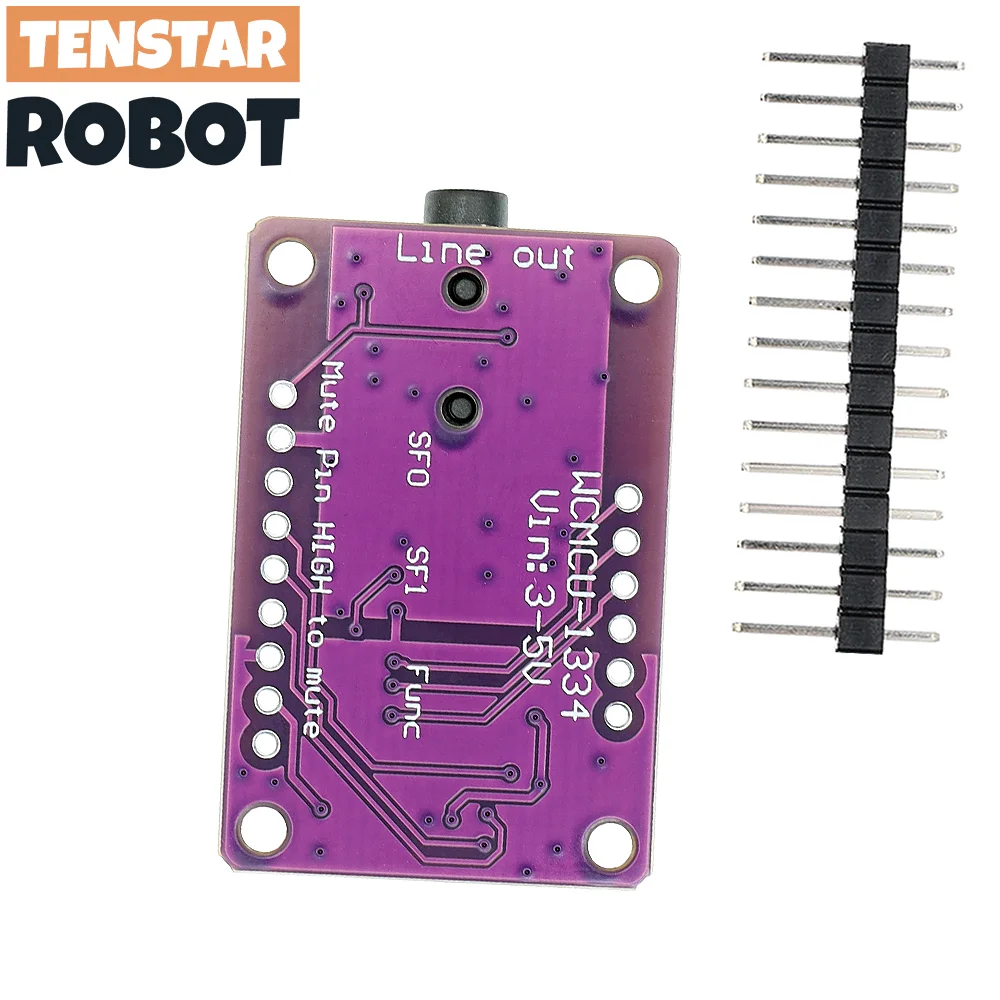 TENSTAR UDA1334A DAC I2S Módulo Audio Estéreo para Raspberry Pi - imagen 4