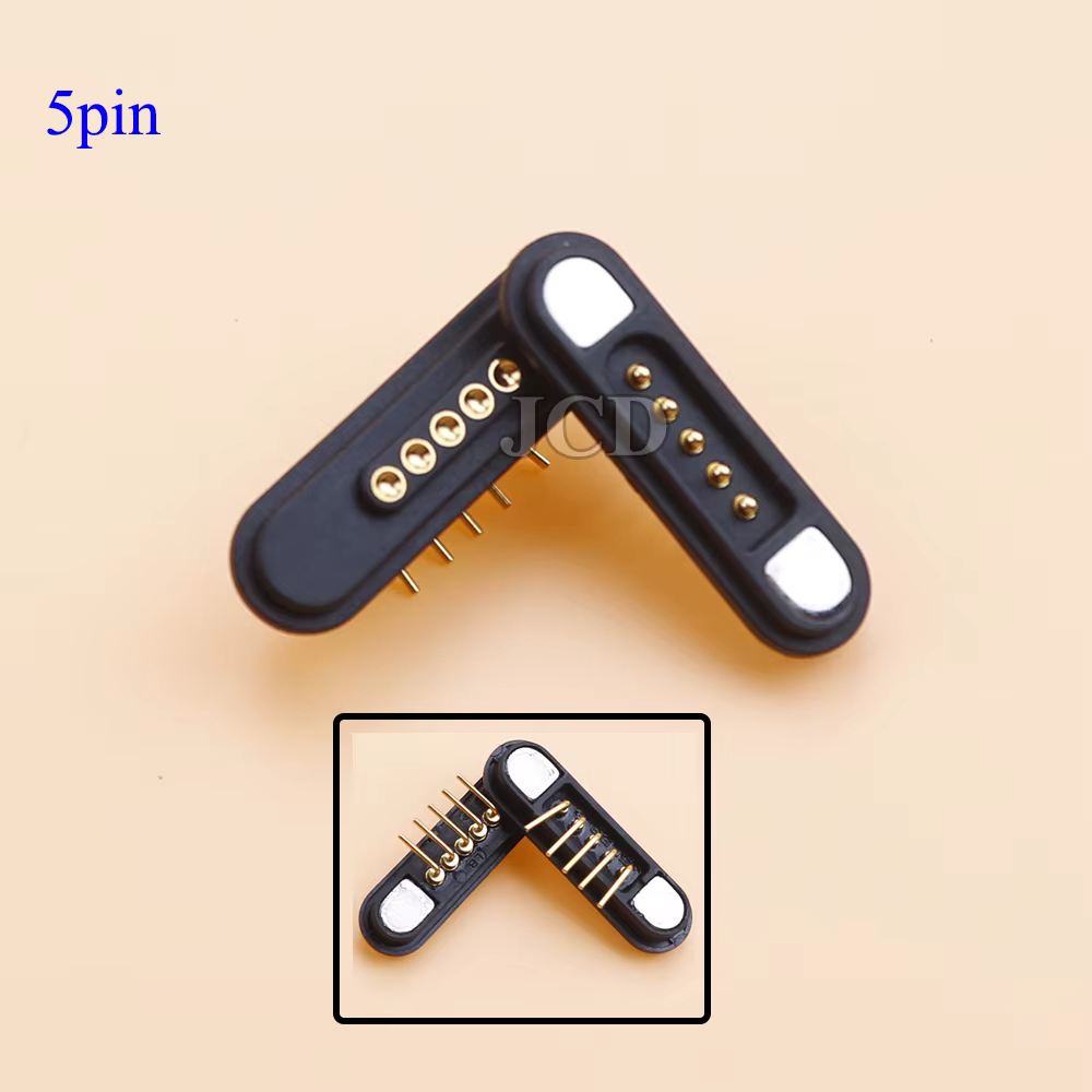 Conector Pogo Pin Hembra Magnético con Resorte CC