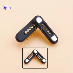 Conector Pogo Pin Hembra Magnético con Resorte CC