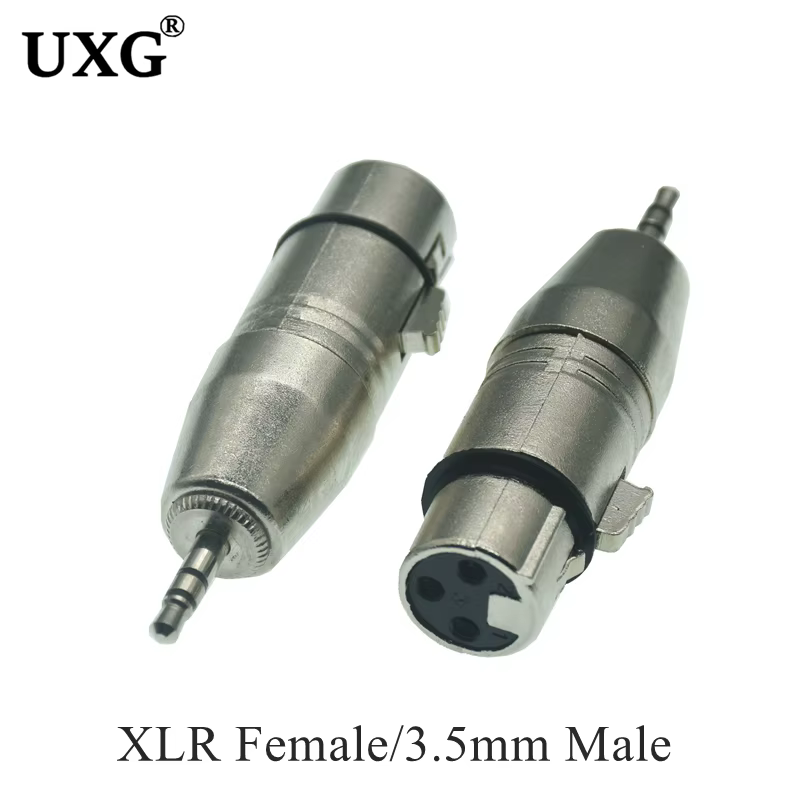 Vista lateral del conector XLR