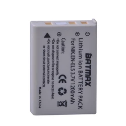 Batería Batmax EN-EL5 ENEL5 + cargador Dual LED para NIKON Coolpix P530 P520 P510 P100 P500 P5100 P5000 P6000 P3 P4 P90 P80 P100
