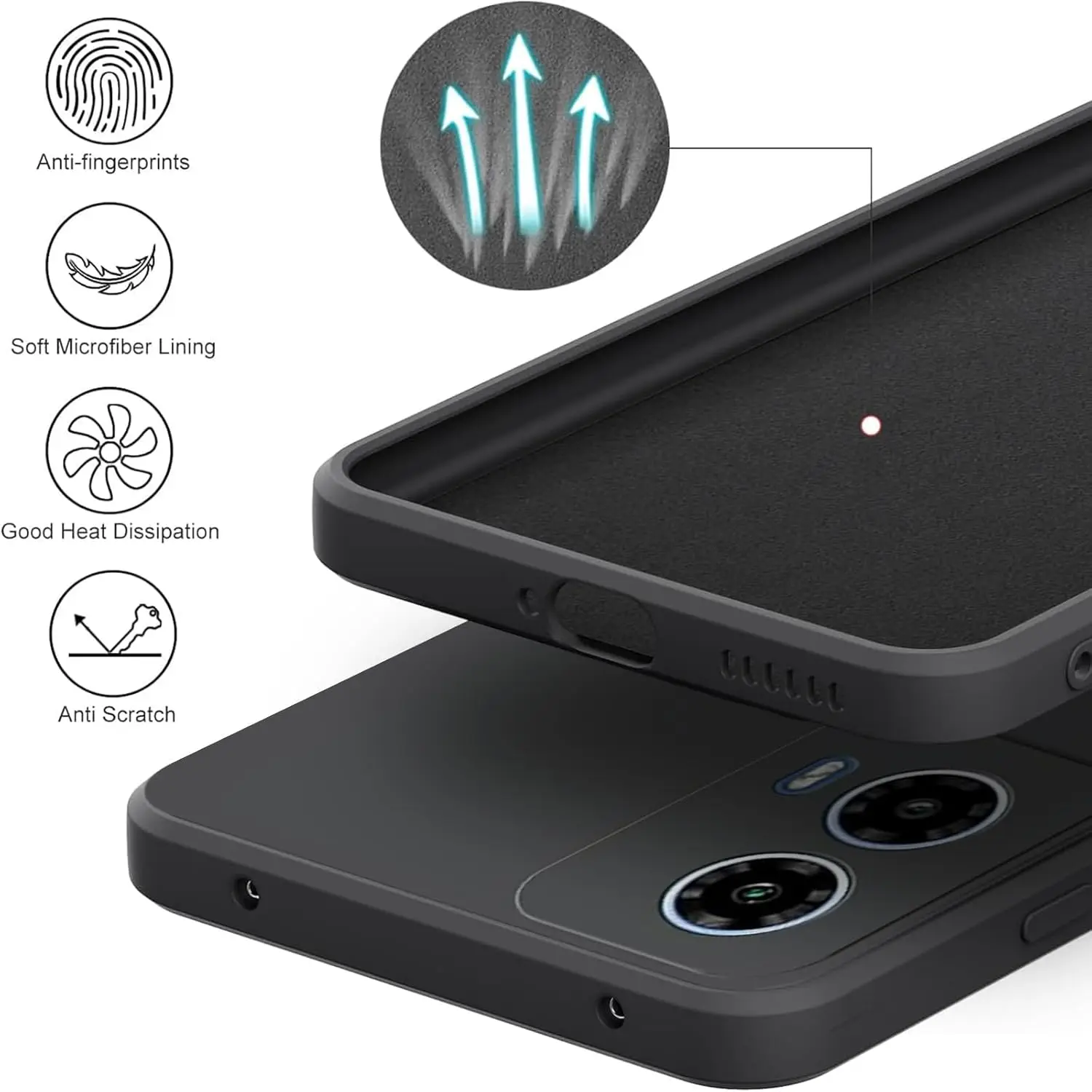 Funda TPU Silicona para Motorola Moto G85 – Protección Antigolpes - imagen 4