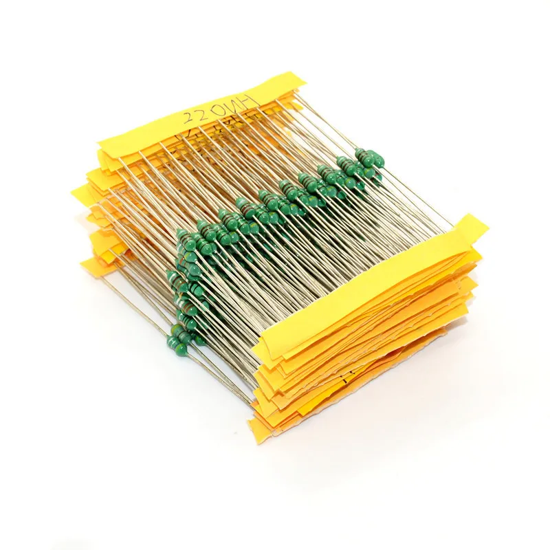 Kit de inductores DIP 0307 1/4W con valores variados