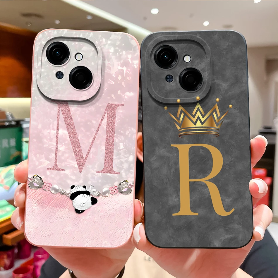 Funda personalizada Tecno Spark Go letras – Protección cámara suave - imagen 5