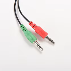 Adaptador Jack 3.5mm Doble Hembra a Macho para Auriculares y Micrófono