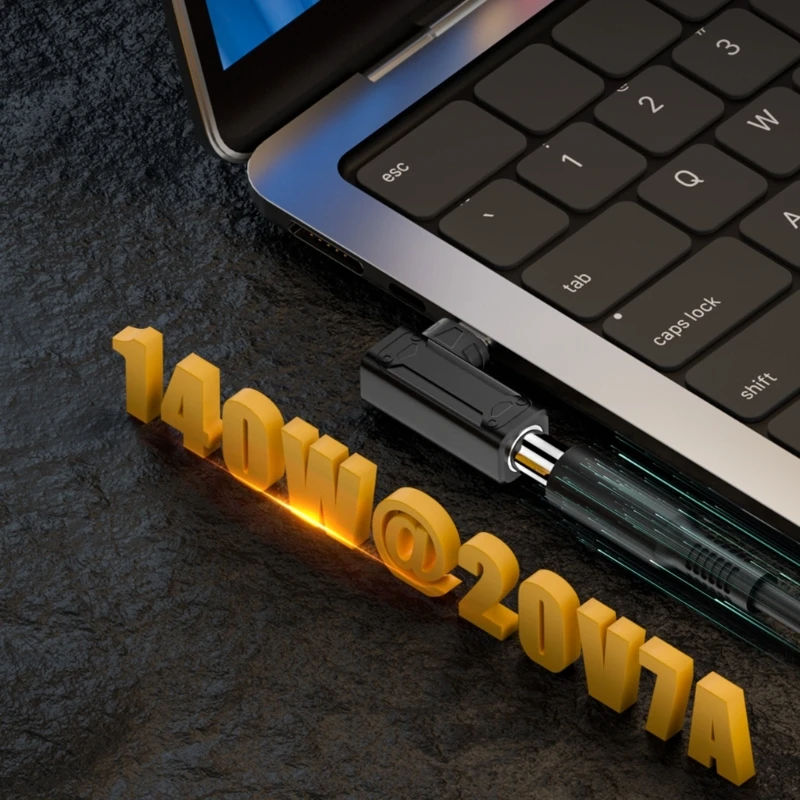 Adaptador USB-C a DC Carga Rápida para Portátiles Lenovo, HP - imagen 3