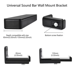 Soporte Universal Montaje Pared Barra de Sonido Samsung Vizio LG Bose