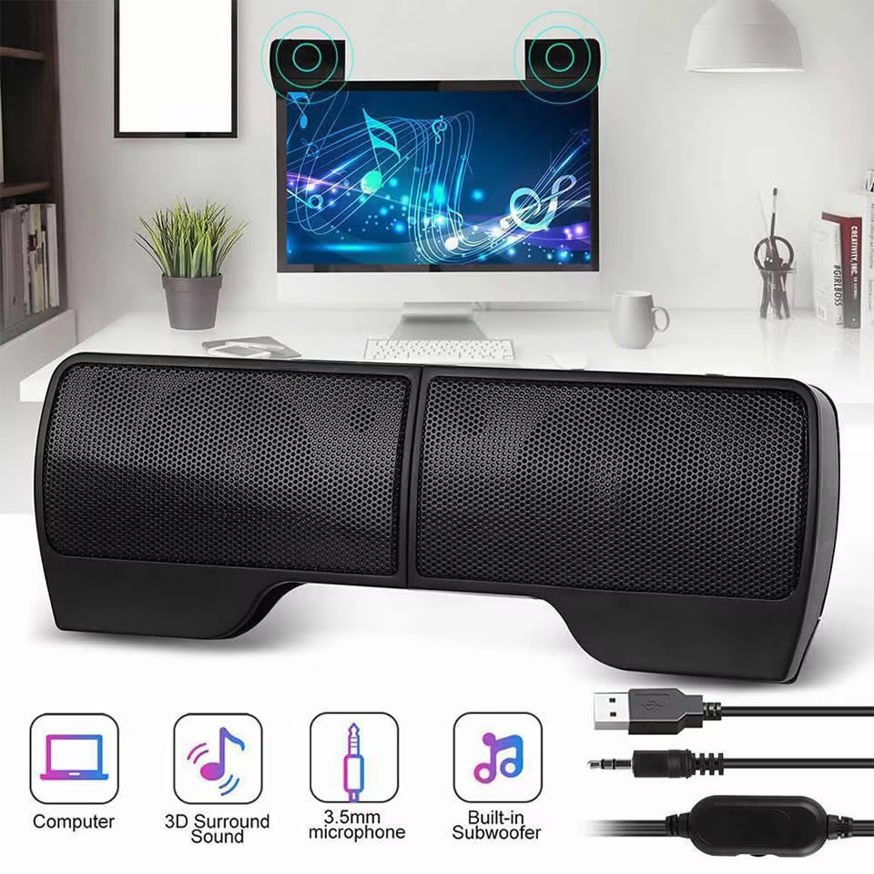 Mini altavoces OUTMIX clip para portátil