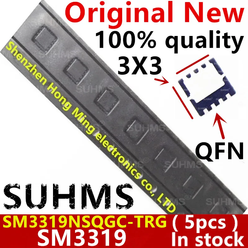 Chipset SM3319 QFN-8 para controladores de almacenamiento USB 3.0