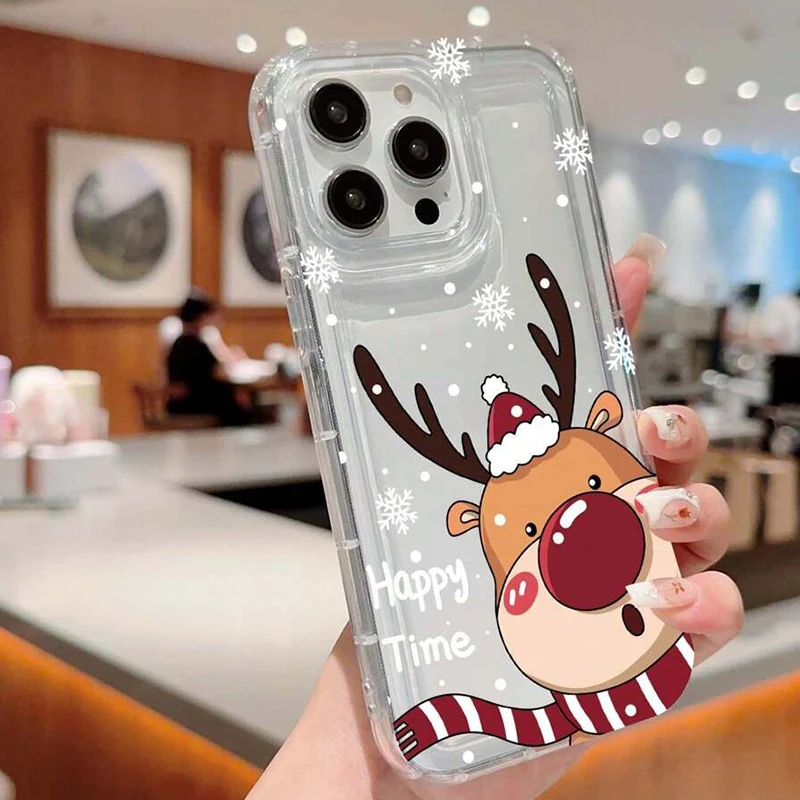 Funda Navideña iPhone 16/15 Pro Max/14/13/12/11/XS/X/XR/7/8 Plus - imagen 4