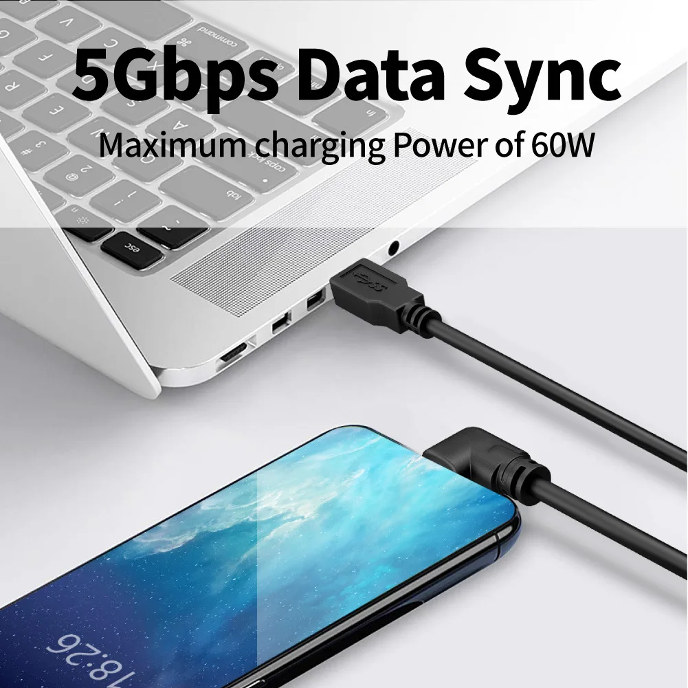 Cable de 5 metros enrollado
