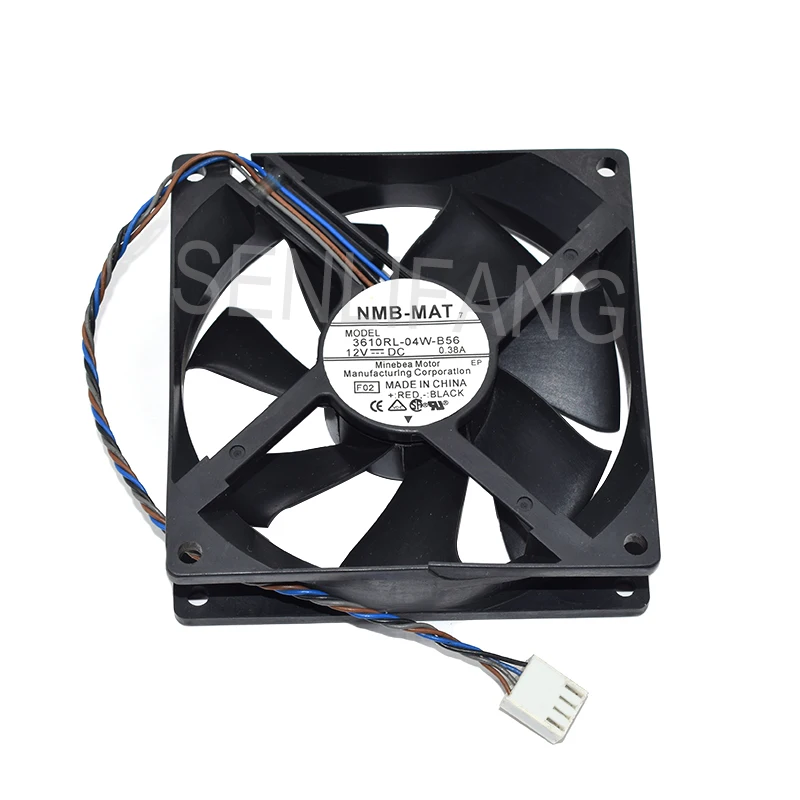 NMB-MAT 3610RL-04W Ventilador PWM 90mm 12V para Chasis - imagen 3