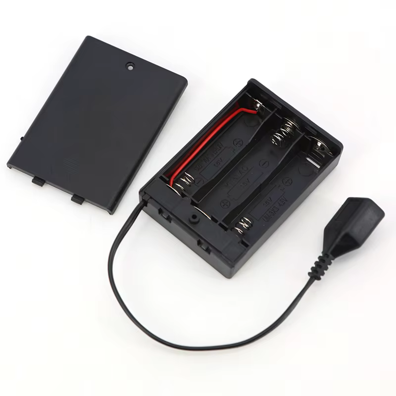Caja Portapilas AA con USB e Interruptor para Luces LED - imagen 4