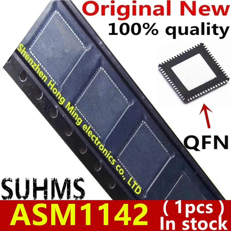Chip ASM1142 en encapsulado QFN-64