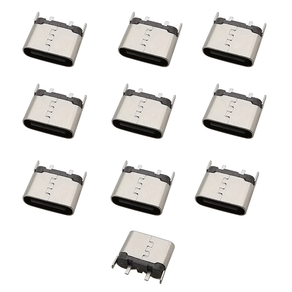 Conector USB tipo C en diferentes ángulos