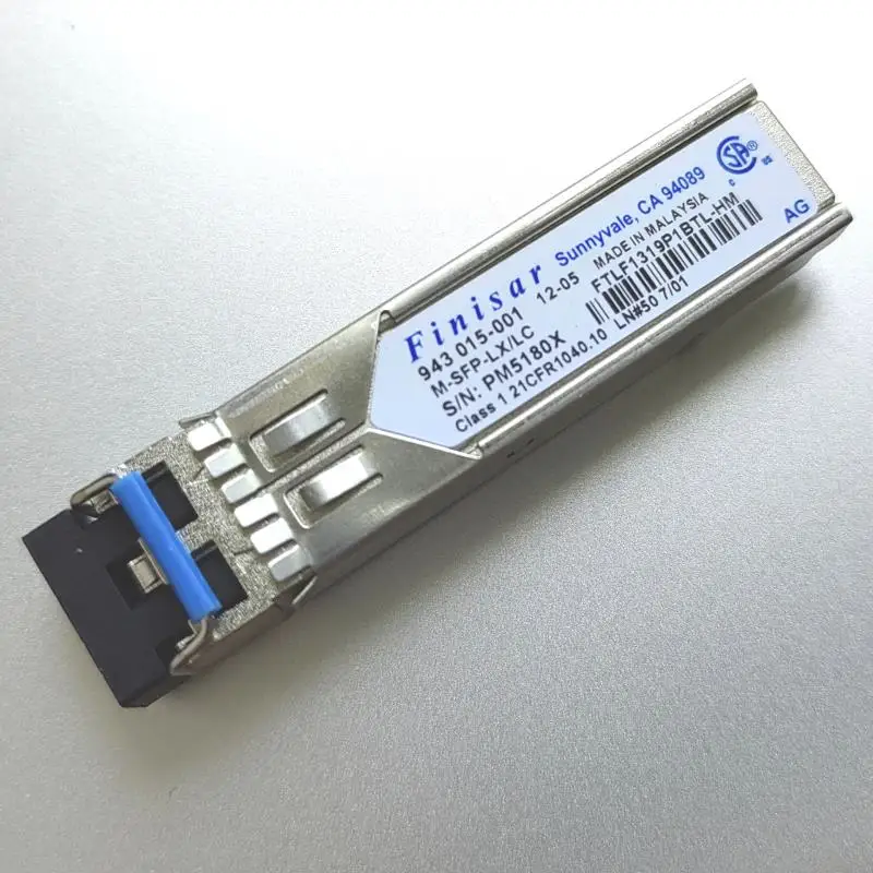 Transceptor SFP Hirschmann vista frontal con conectores LC