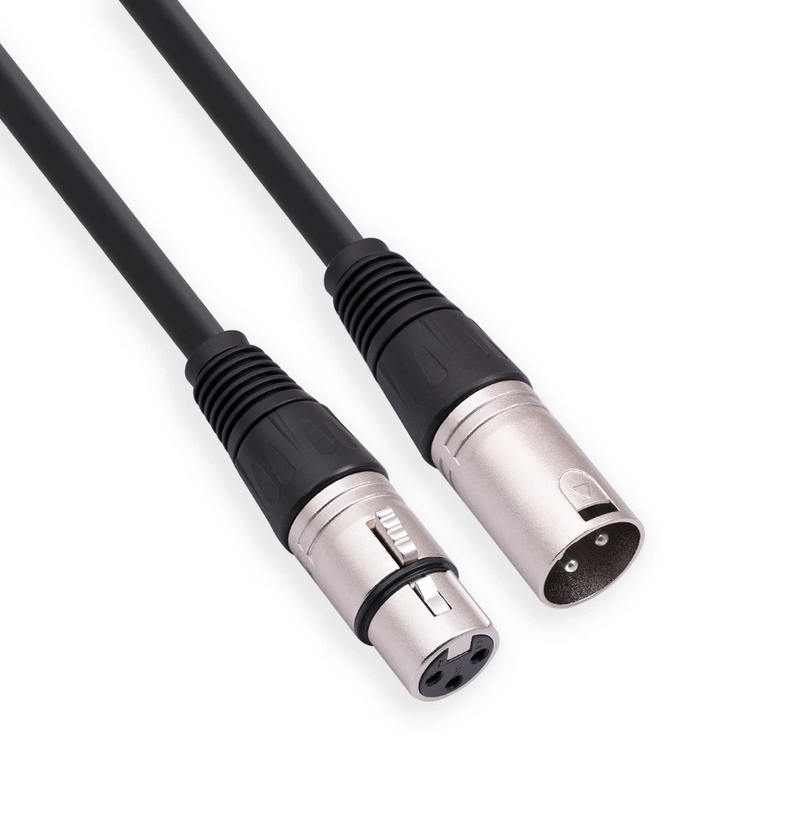 Conectores XLR chapados en oro con protección de nailon