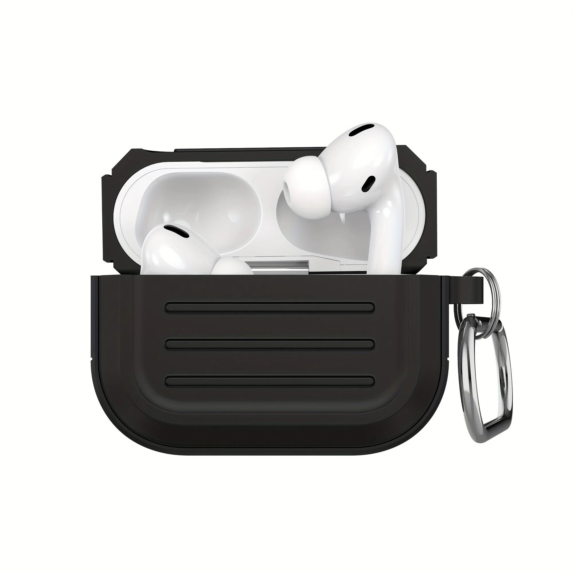 Funda Apple AirPods 1/2/3/Pro Silicona TPU con Gancho - imagen 2