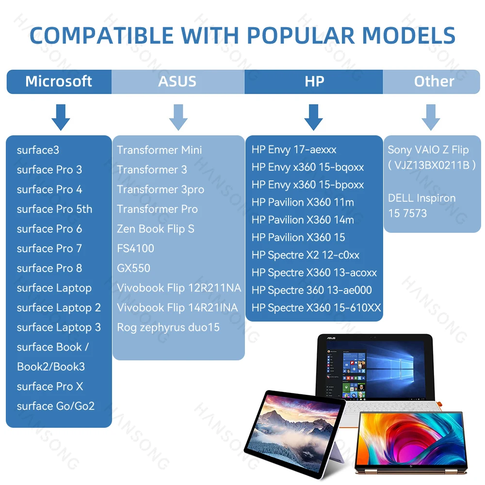 Lápiz Táctil Microsoft Surface MPP 2.0 con Rechazo de Palma - imagen 3