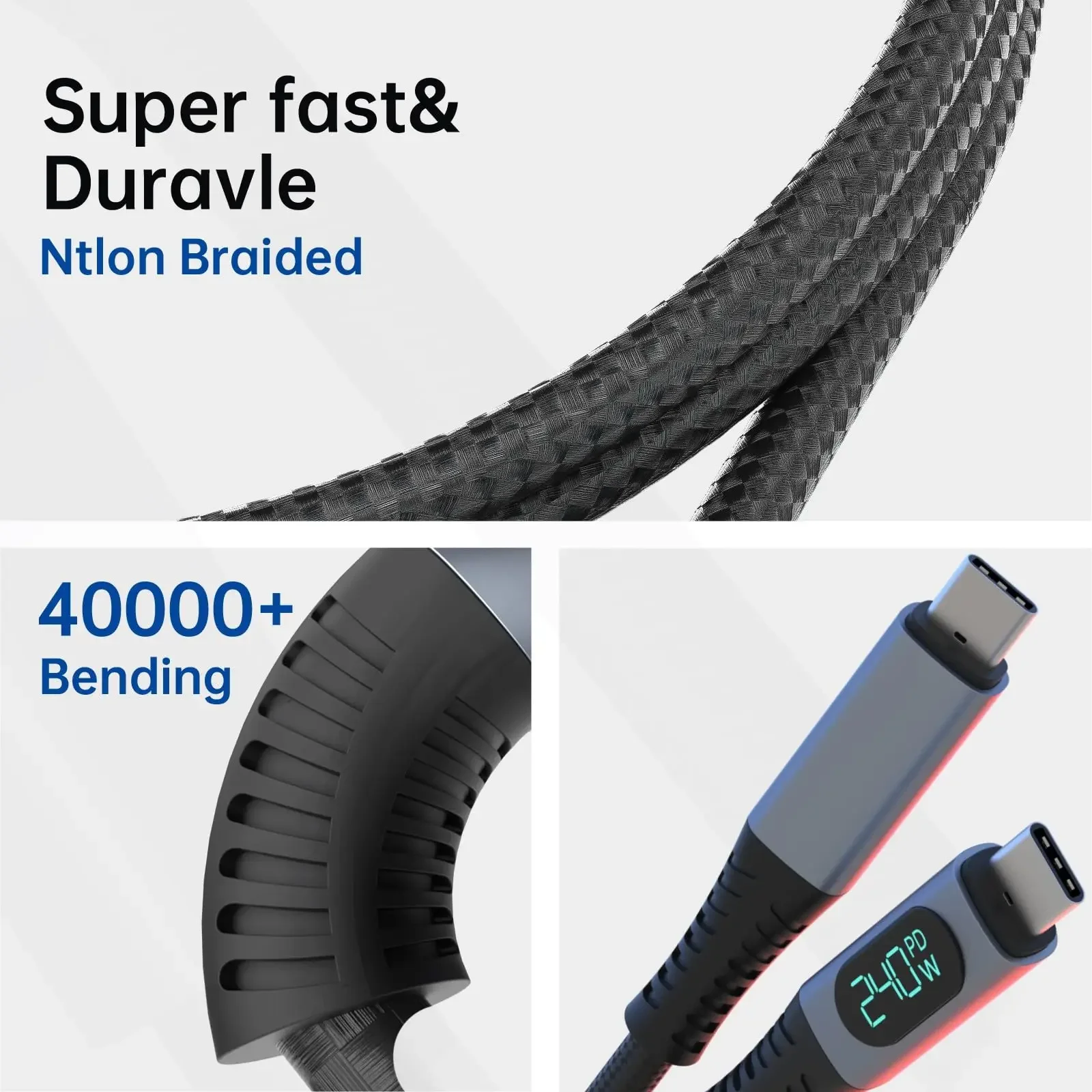 Cable Thunderbolt 4 USB-C, 40 Gbps, 8K a 60 Hz y 240 W - imagen 5