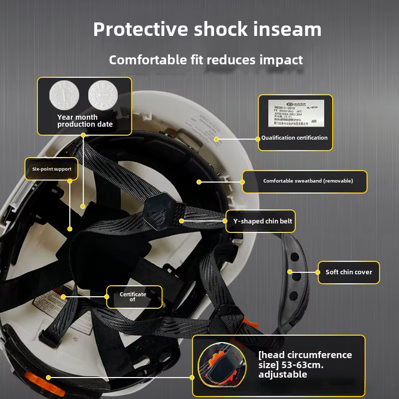 Casco de Seguridad Industrial con Visera y Gafas Integradas - imagen 4
