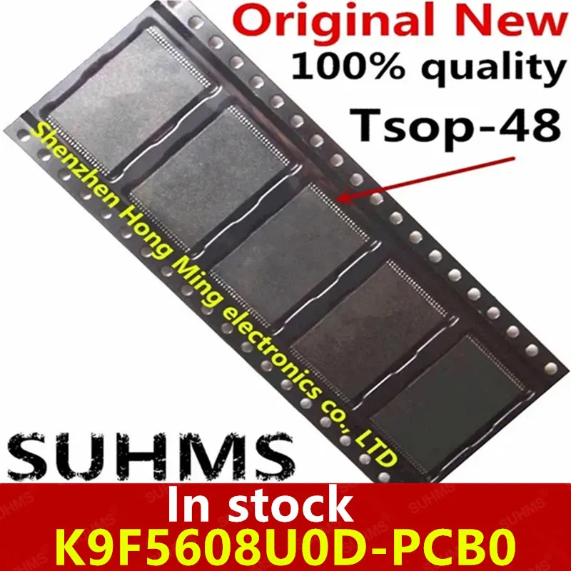 Chipset TSOP-48 K9F5608U0D-PCB0 vista superior