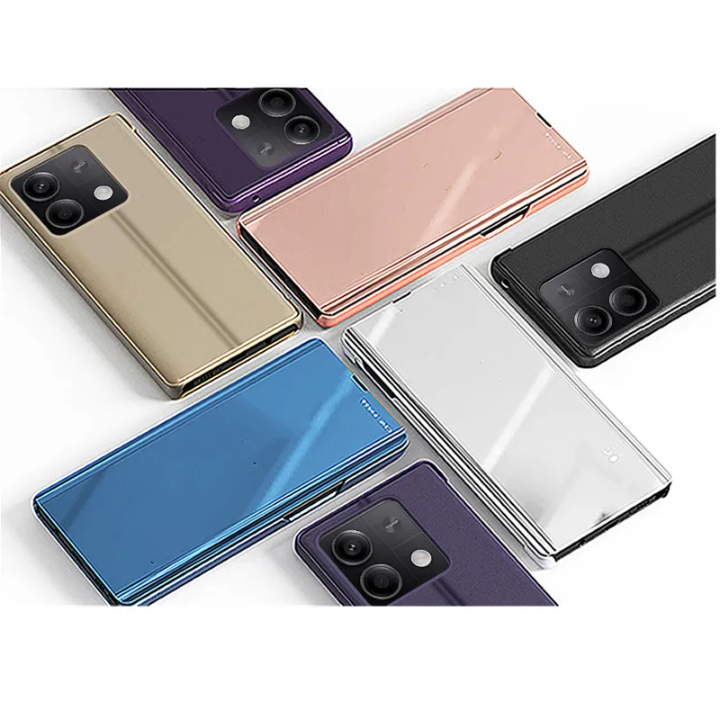 Xiaomi Poco Funda Tapa Espejo F6/F5 5G/X6/M6 Pro/X5 4G Antigolpes - imagen 5