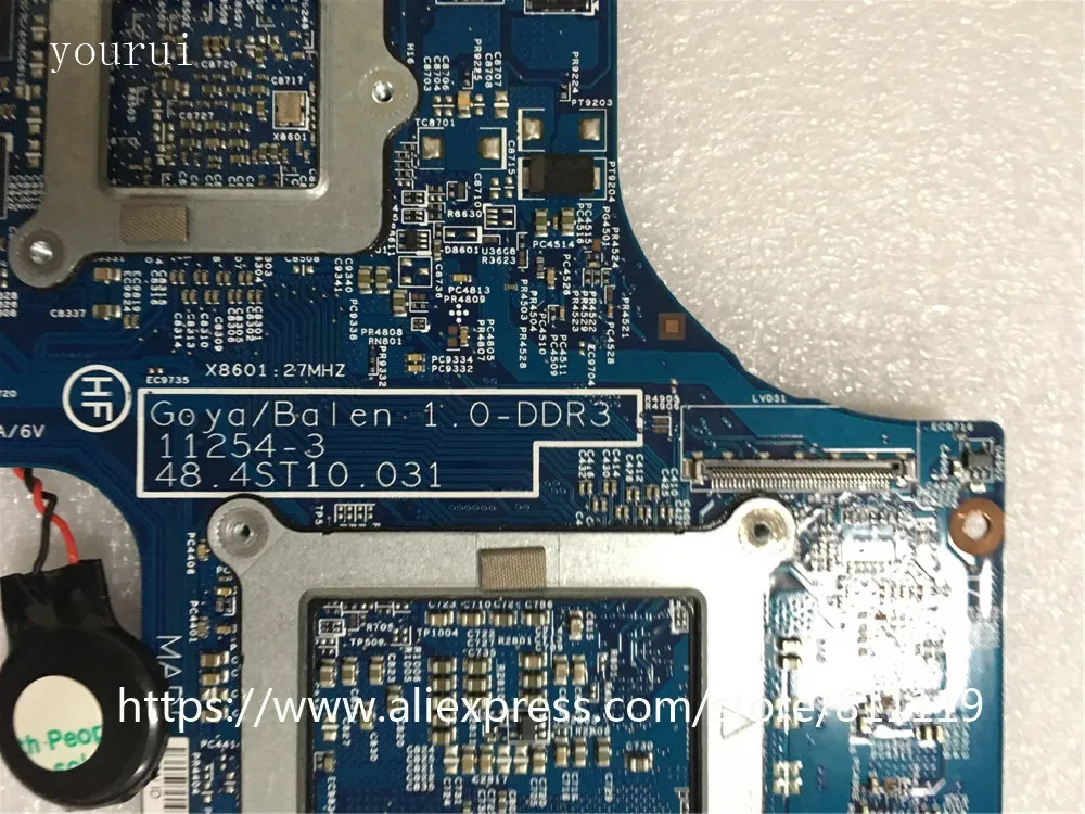 Placa base HP Pavilion DV7-7000 Yourui probada y funcional - imagen 4